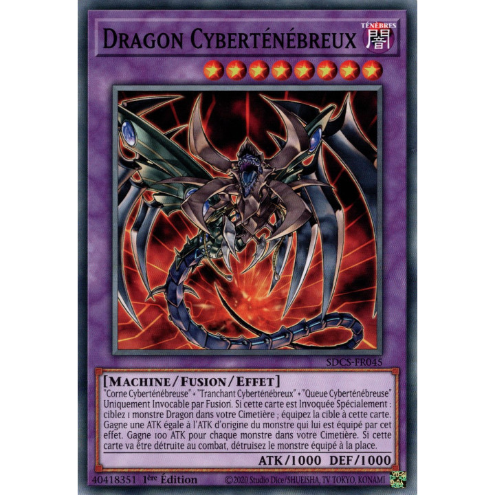 Dragon Cyberténébreux : SDCS-FR045 C