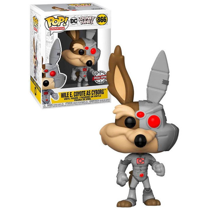 Funko POP! Animation - DC Looney Tunes - 866 - Wile E. Coyote as Cyborg