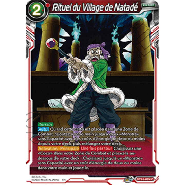 Dragon Ball Super - B15 - Saiyan Showdown - Rituel du Village de Natadé - BT15-024