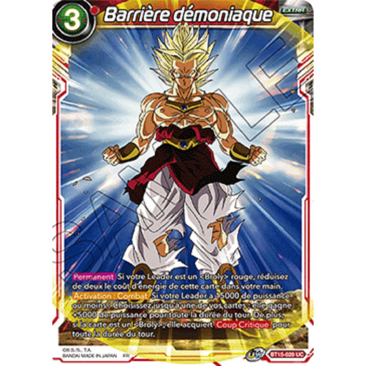 Barrière démoniaque - BT15-028