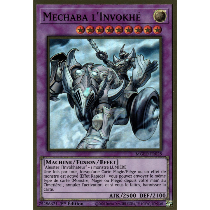 Mechaba l'Invokhé : MGED-FR025 (PGR)