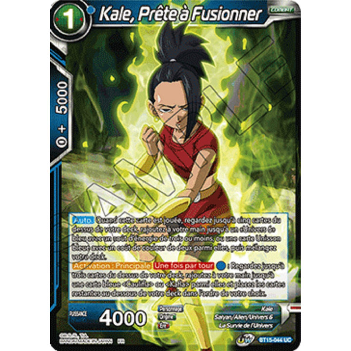 Kale, Prète à Fusionner : BT15-044