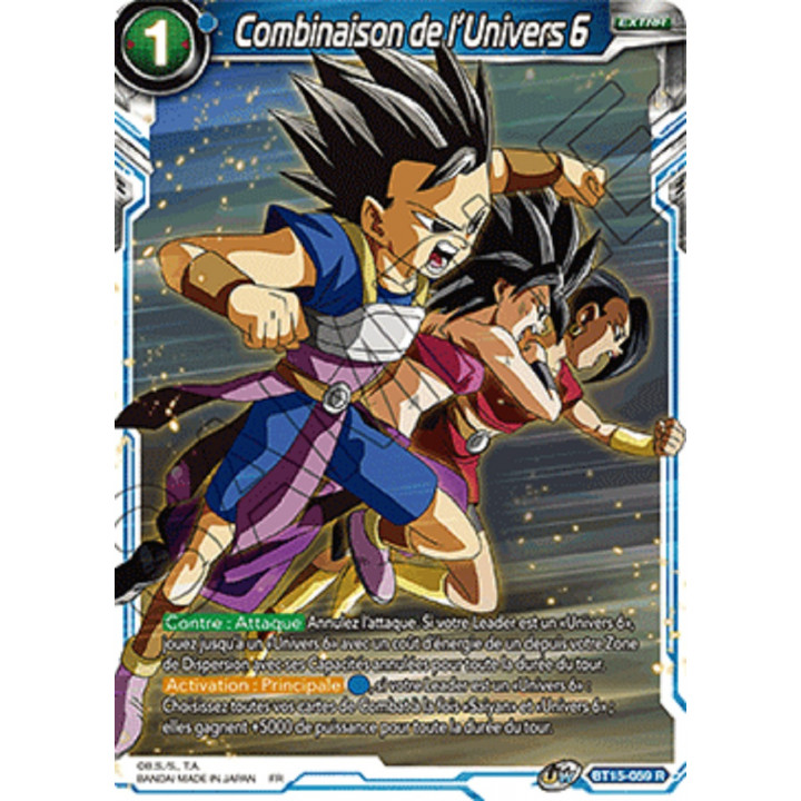 Combinaison de l'Univers 6 : BT15-059