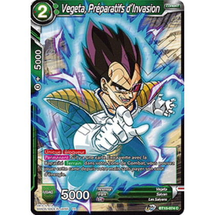 Vegeta, Préparatifs d'Invasion : BT15-074