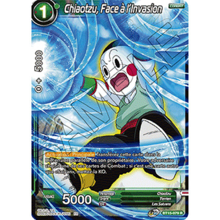 Chiaotzu, Face à l'Invasion : BT15-079