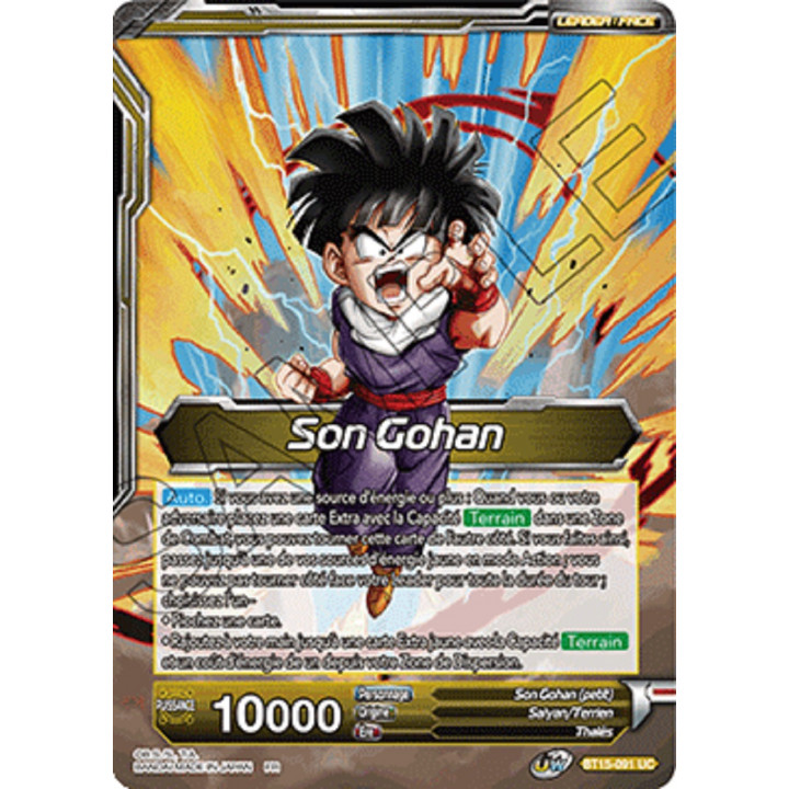 Son Gohan // Son Gohan Gorille, Impulsion Saiyan : BT15-091