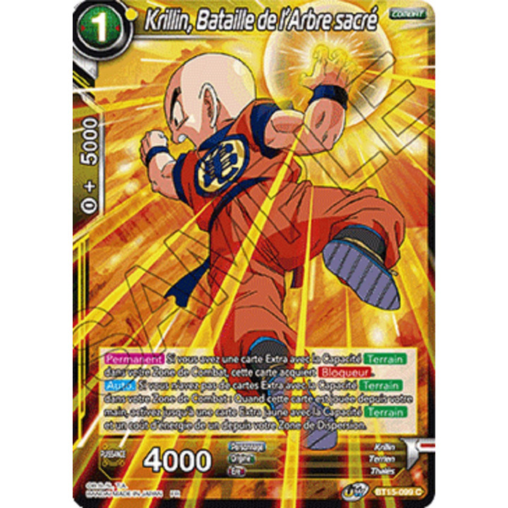 Krillin, Bataille de l'Arbre sacré : BT15-099