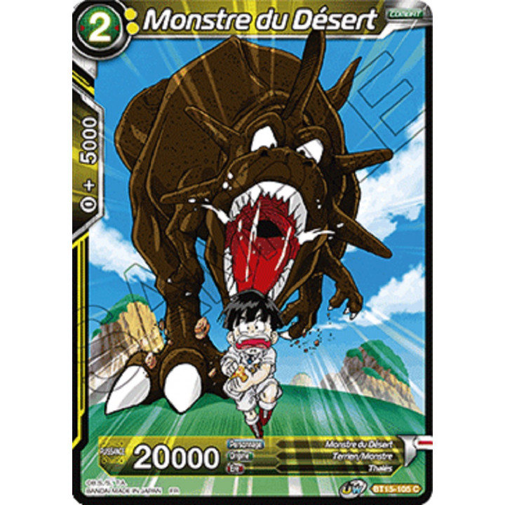 Monstre du Désert : BT15-105