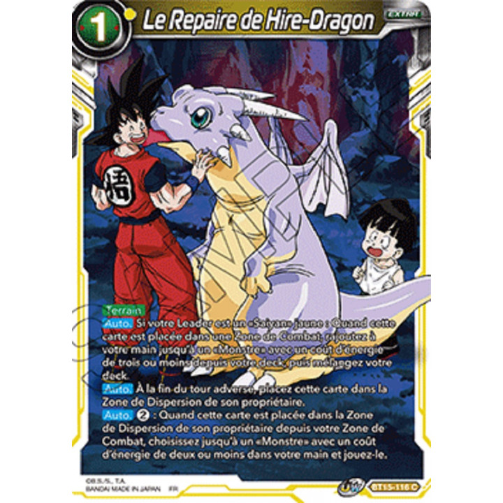 Le Repaire de Hire-Dragon : BT15-116