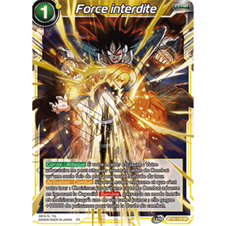 Force interdite : BT15-119 (SR)