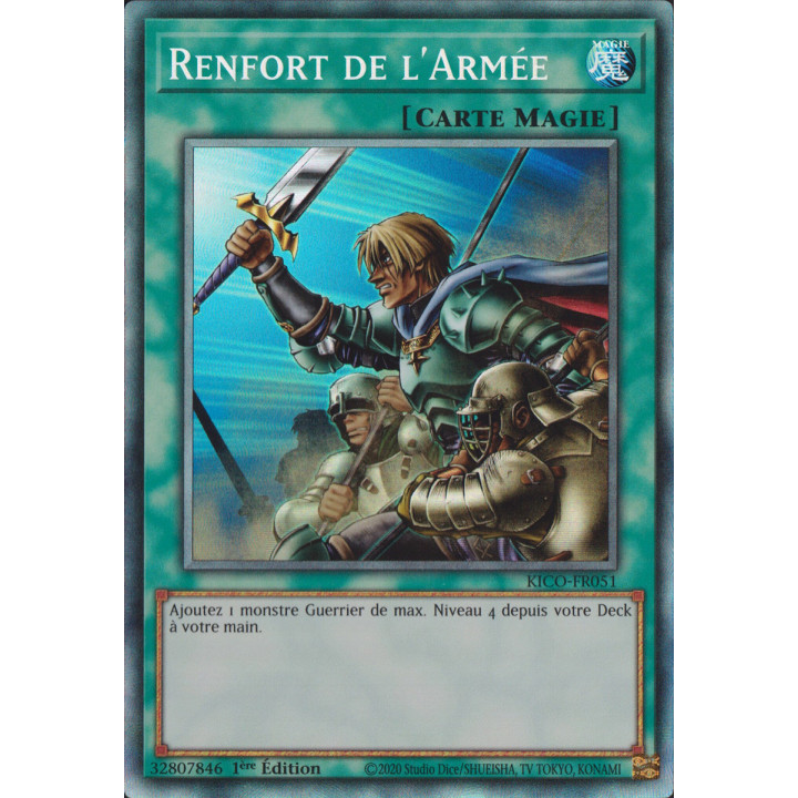 Renfort de l'Armée : KICO-FR051 (Collector's Rare - CR)