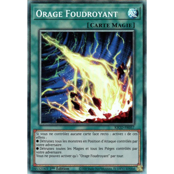 Orage Foudroyant : KICO-FR057 (Collector's Rare - CR)