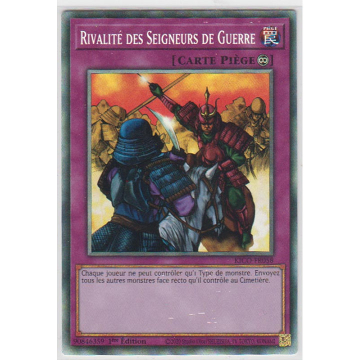 Rivalité des Seigneurs de Guerre : KICO-FR058 (Collector's Rare - CR)