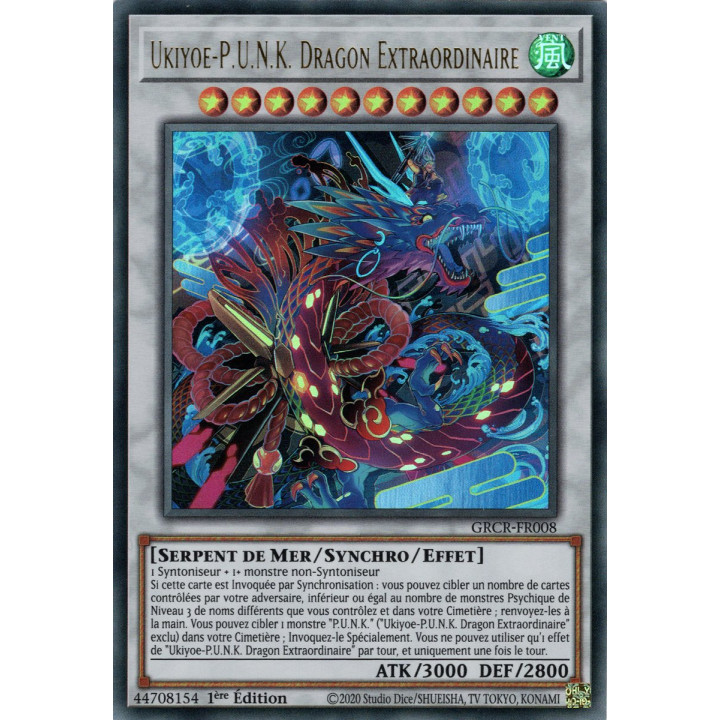 Ukiyoe-P.U.N.K. Dragon Extraordinaire : GRCR-FR008 (UR)