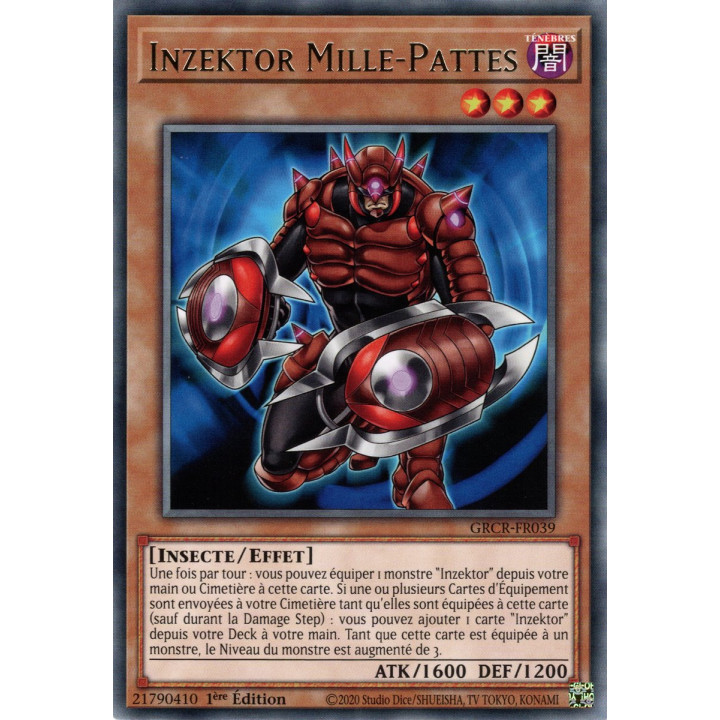 Inzektor Mille-Pattes : GRCR-FR039 (R)