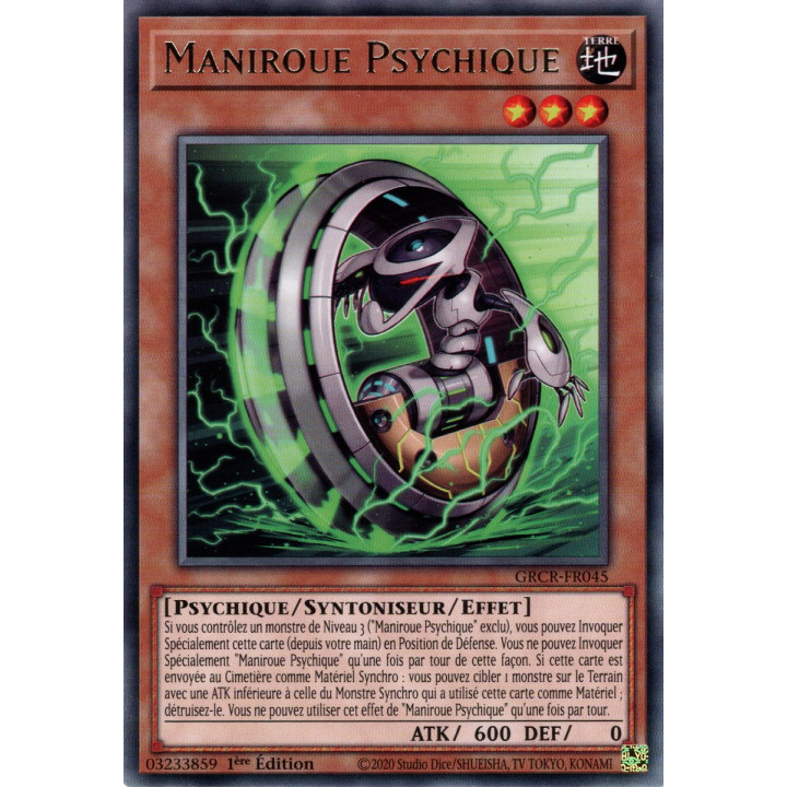 Maniroue Psychique : GRCR-FR045 (R)