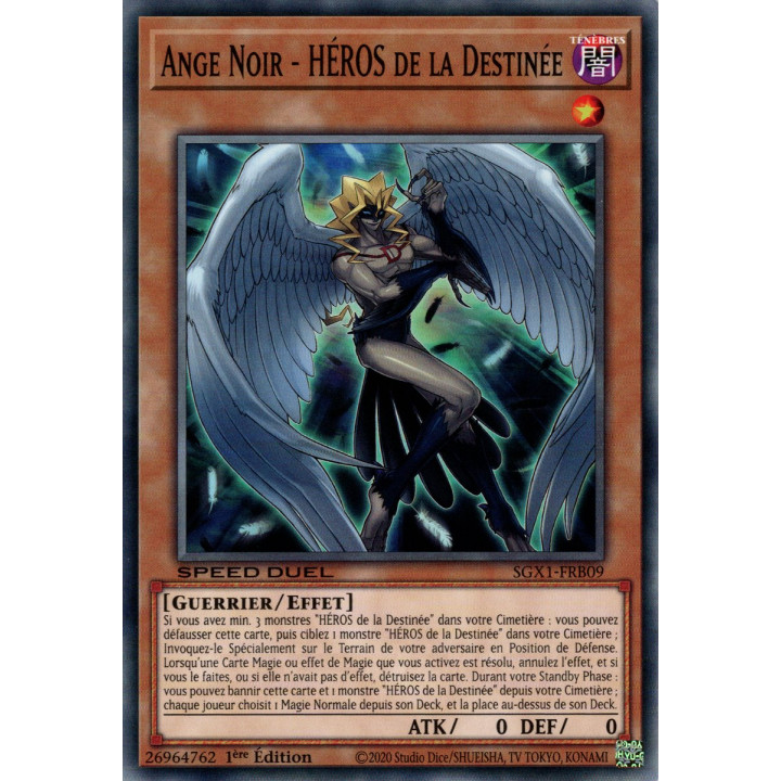 Ange Noir - HÉROS de la Destinée : SGX1-FRB09 (C)