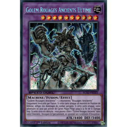 Golem Rouages Ancients Ultime : SGX1-FRD21 (V.2 - SE)