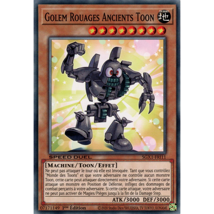 Golem Rouages Ancients Toon : SGX1-FRI11 (C)