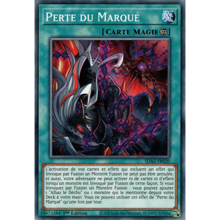 Perte du Marqué - SDAZ-FR020