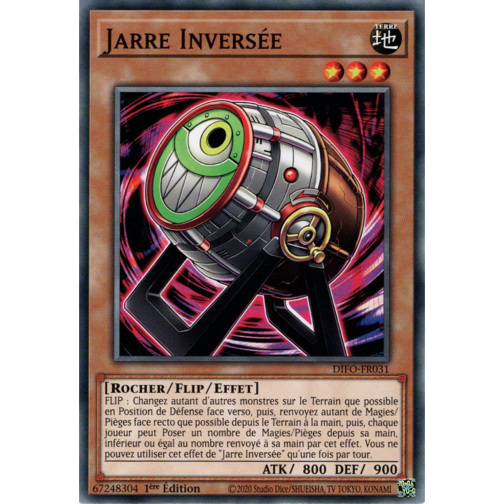 Jarre Inversée - DIFO-FR031 - Cartes Yu-Gi-Oh!