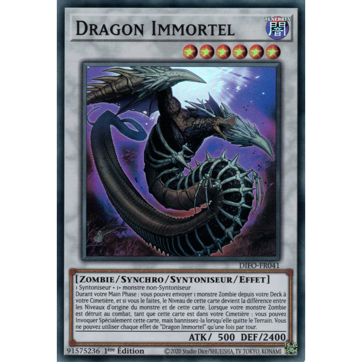 Dragon Immortel - DIFO-FR041 - Cartes Yu-Gi-Oh!