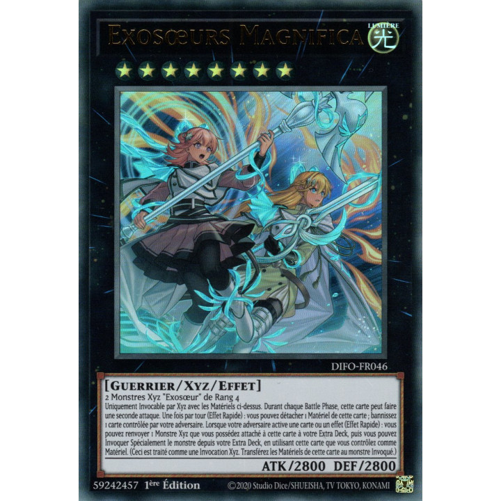 Exosœurs Magnifica - DIFO-FR046 - Cartes Yu-Gi-Oh!