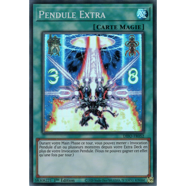 Pendule Extra - DIFO-FR052 - Cartes Yu-Gi-Oh!