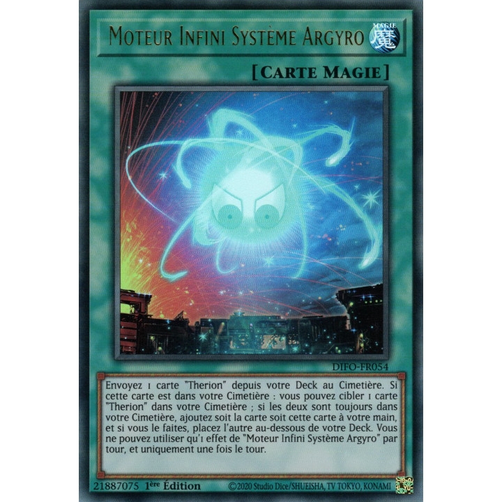 Moteur Infini Système Argyro - DIFO-FR054 - Cartes Yu-Gi-Oh!