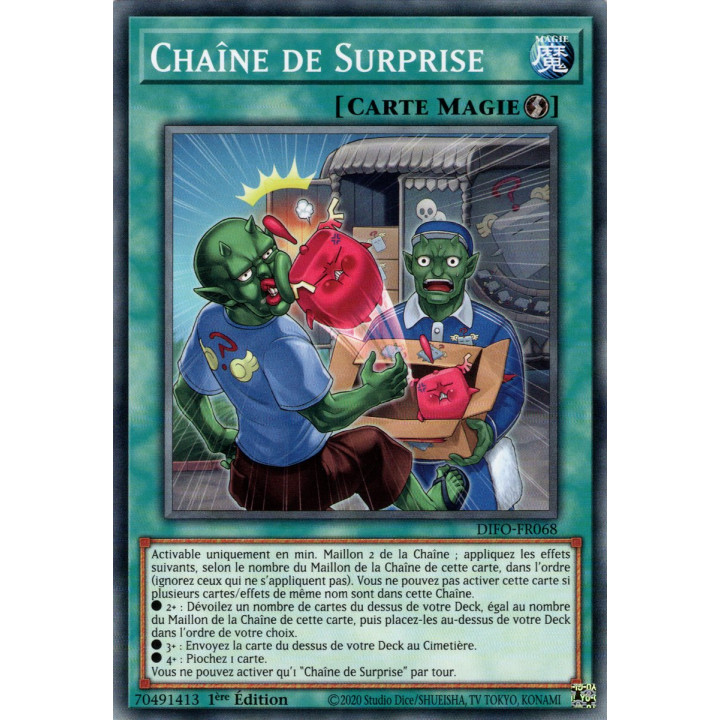 Chaîne de Surprise - DIFO-FR068 - Cartes Yu-Gi-Oh!