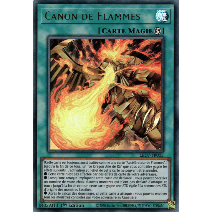 LED7-FR005 Canon de Flammes