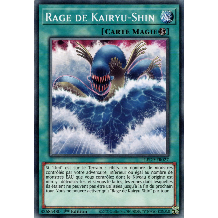 Rage de Kairyu-Shin - LED9-FR027 - Cartes Yu-Gi-Oh!