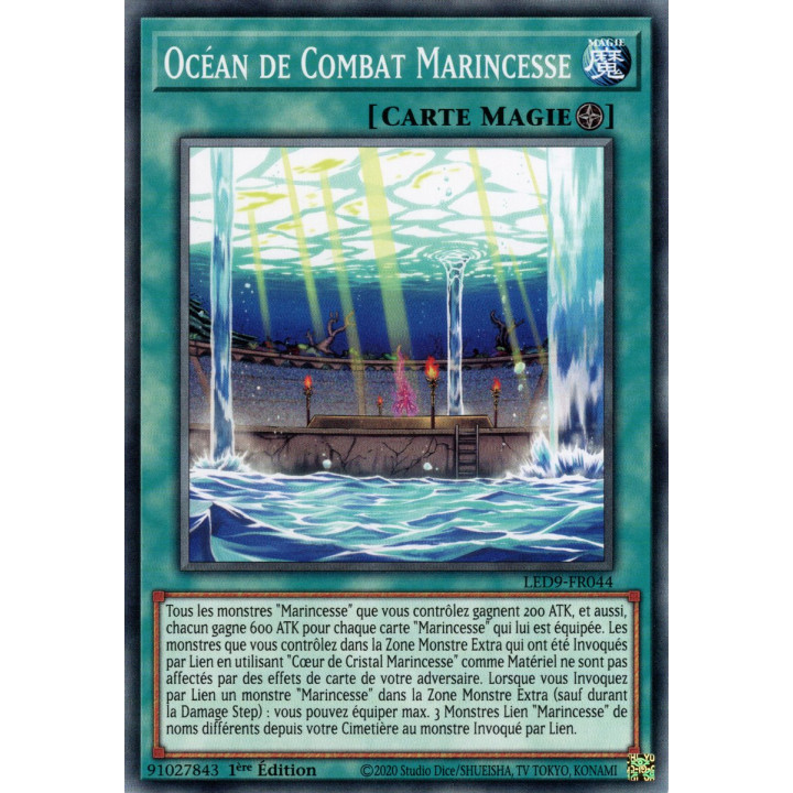 Océan de Combat Marincesse - LED9-FR044 - Cartes Yu-Gi-Oh!