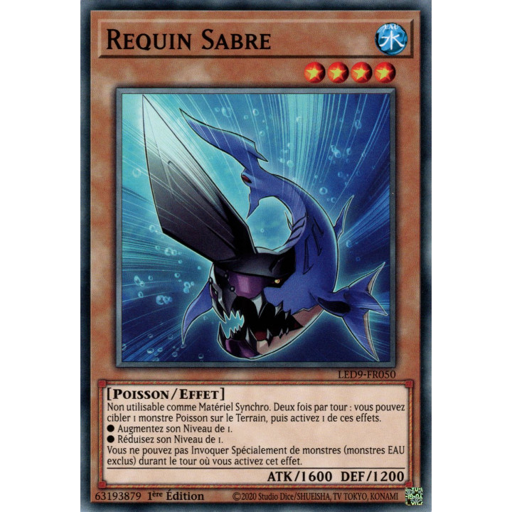 Requin Sabre - LED9-FR050 - Cartes Yu-Gi-Oh!