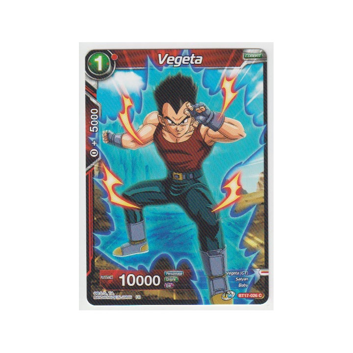 B17-026 Vegeta - Cartes Dragon Ball Super