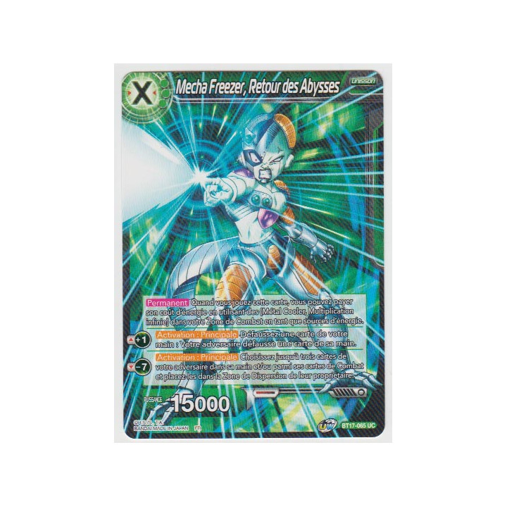 B17-065 Mecha Freezer, Retour des Abysses - Cartes Dragon Ball Super