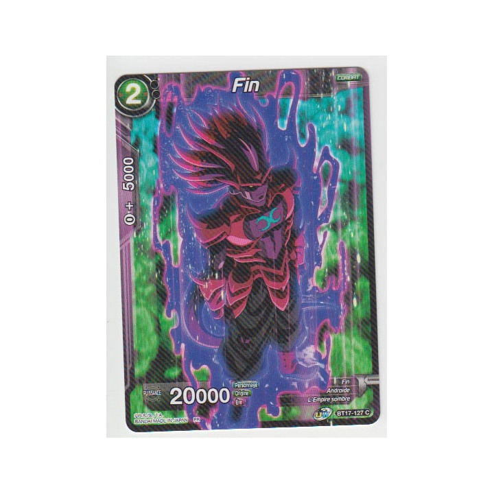 B17-127 Fin - Cartes Dragon Ball Super