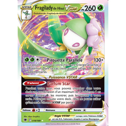 Fragilady de Hisui VSTAR - EB10 018/189 - Astres Radieux SWSH10 - Cartes Pokémon