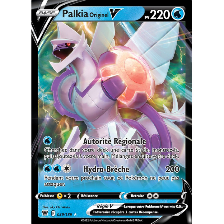 Palkia Originel V - EB10 039/189 - Astres Radieux SWSH10 - Cartes Pokémon