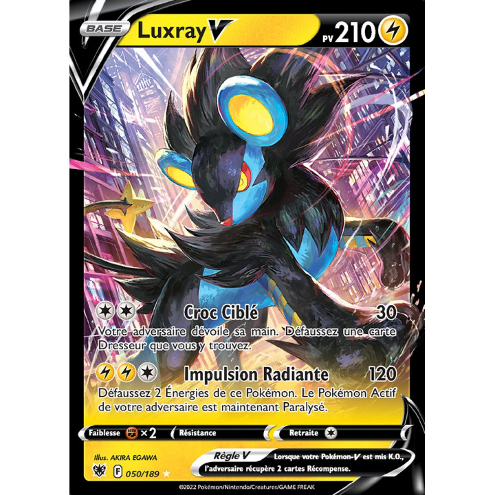 Luxray V - EB10 050/189 - Astres Radieux SWSH10 - Cartes Pokémon