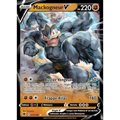 Mackogneur V - EB10 072/189 - Astres Radieux SWSH10 - Cartes Pokémon