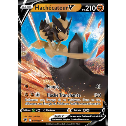 Hachécateur V - EB10 087/189 - Astres Radieux SWSH10 - Cartes Pokémon