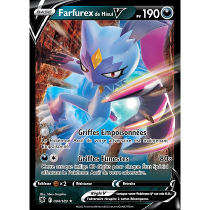 Farfurex de Hisui V - EB10 094/189 - Astres Radieux SWSH10 - Cartes Pokémon