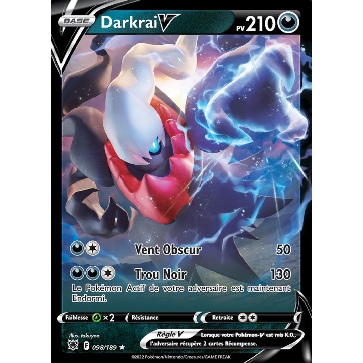 Darkrai V - EB10 098/189 - Astres Radieux SWSH10 - Cartes Pokémon