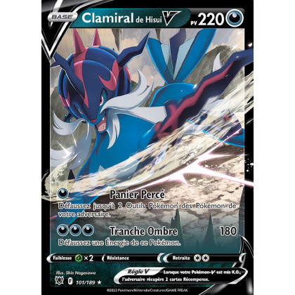 Clamiral de Hisui V - EB10 101/189 - Astres Radieux SWSH10 - Cartes Pokémon