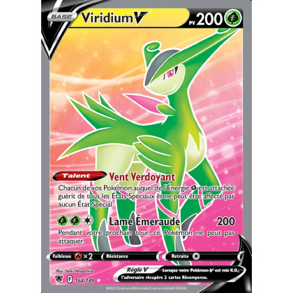 Viridium V - EB10 164/189 - Astres Radieux SWSH10 - Cartes Pokémon