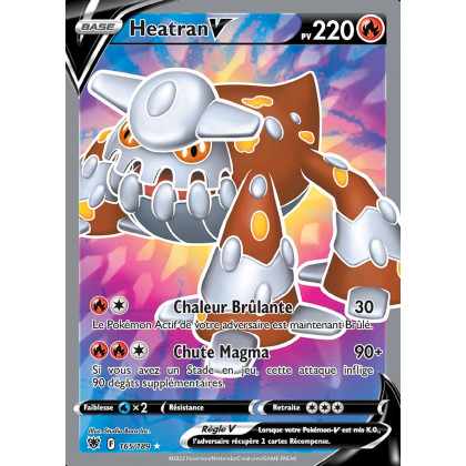 Heatran V - EB10 165/189 - Astres Radieux SWSH10 - Cartes Pokémon