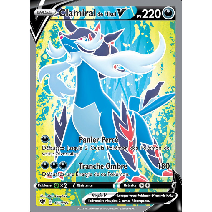 Clamiral de Hisui V - EB10 176/189 - Astres Radieux SWSH10 - Cartes Pokémon