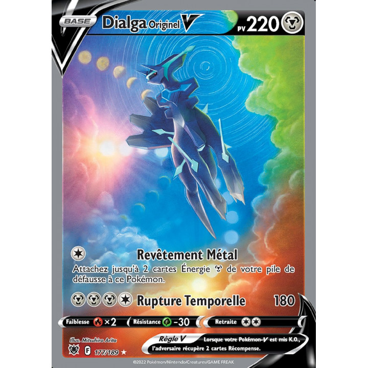 Dialga Originel V - EB10 177/189 - Astres Radieux SWSH10 - Cartes Pokémon