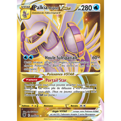 Palkia Originel VSTAR - EB10 208/189 - Astres Radieux SWSH10 - Cartes Pokémon